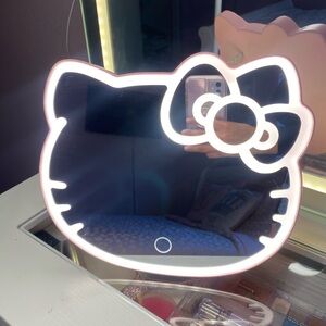 Sanrio Hello Kitty LED Mirror - Pink and White
